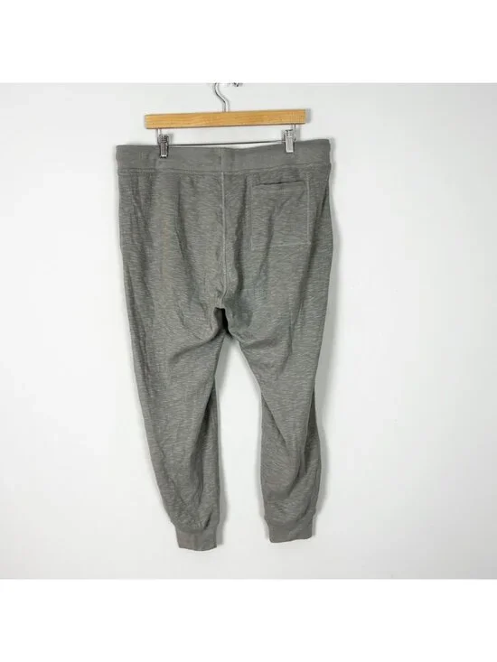 J.Crew Knit Good Heather Gray Jogger Pants Casual Lounge Size Large Men's - Picture 3 of 5